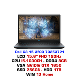  Laptop Gaming Dell G3 15 3500 70253721 