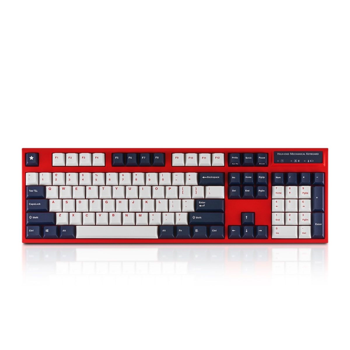 Bàn Phím Cơ Leopold Fc900R Pd White Blue Star Silent Red Switch