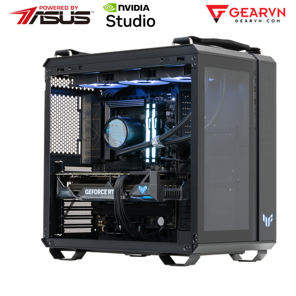  PC GVN G-STUDIO AMD R7-7700X/ VGA RTX 4070 Ti (Powered by ASUS) 