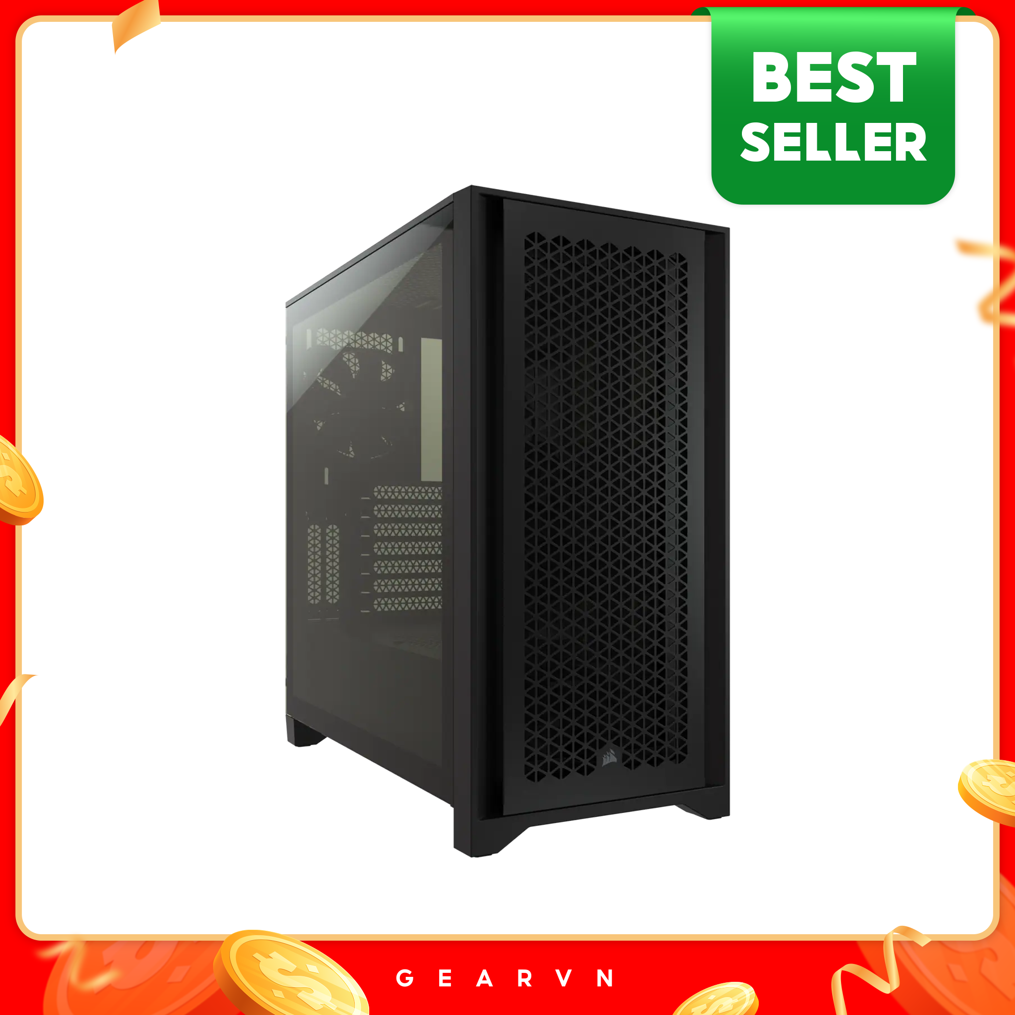  Case Corsair 4000D AIRFLOW Black 