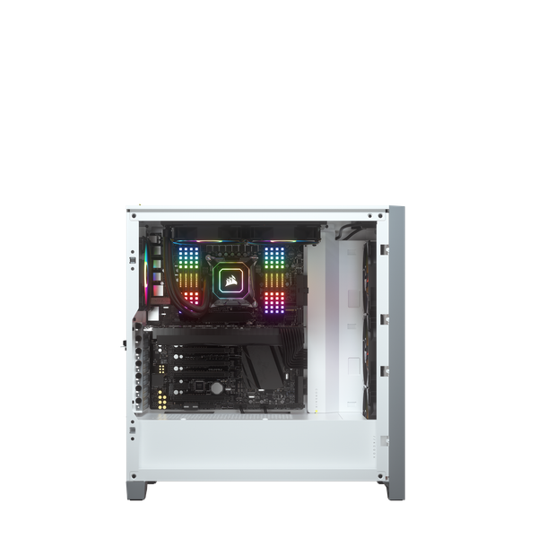  Vỏ máy tính Corsair iCUE 4000X RGB TG White (CC-9011205-WW) 