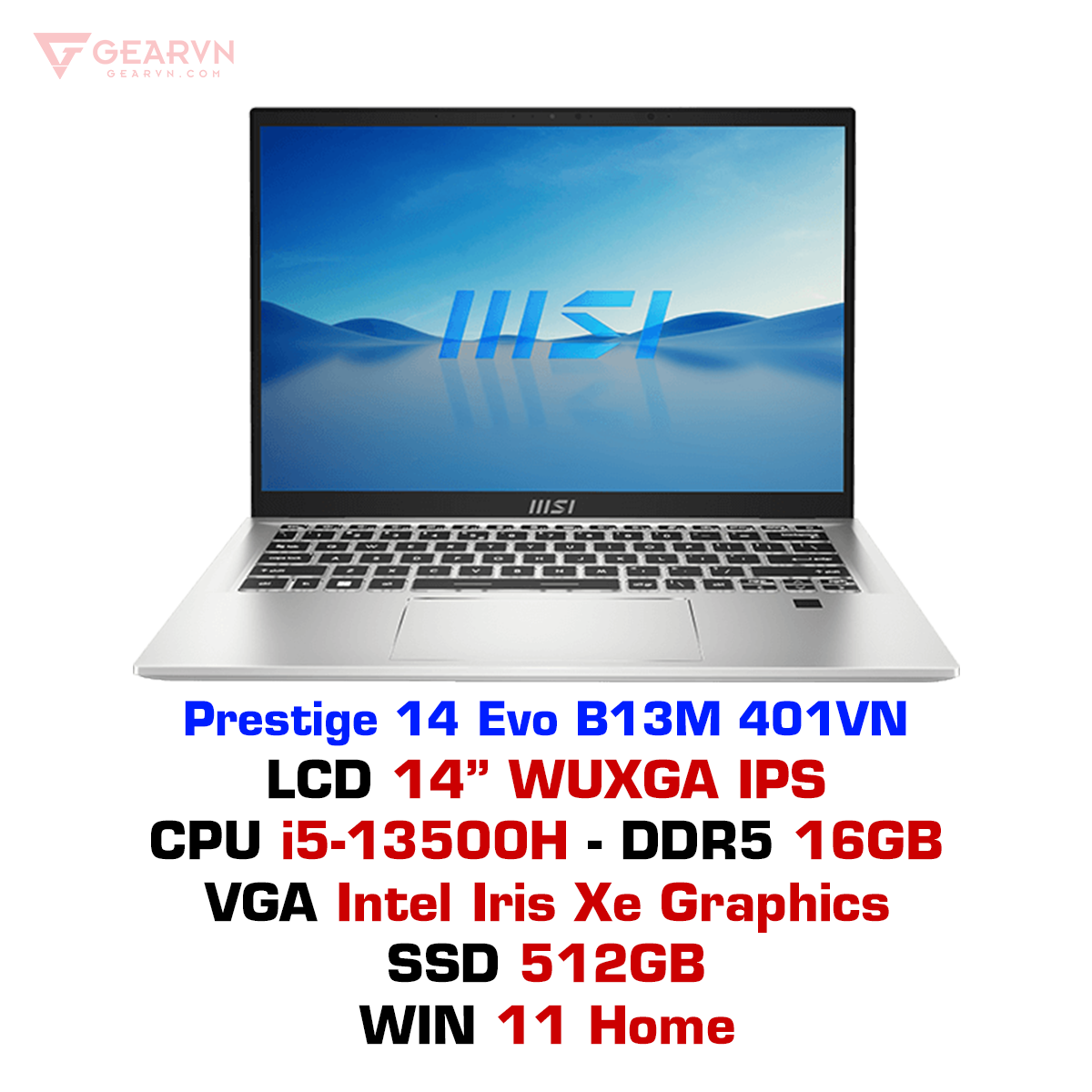 Laptop MSI Prestige 14 Evo B13M 401VN