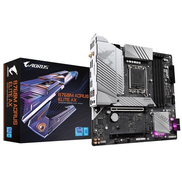 Bo mạch chủ GIGABYTE B760M AORUS ELITE AX DDR5