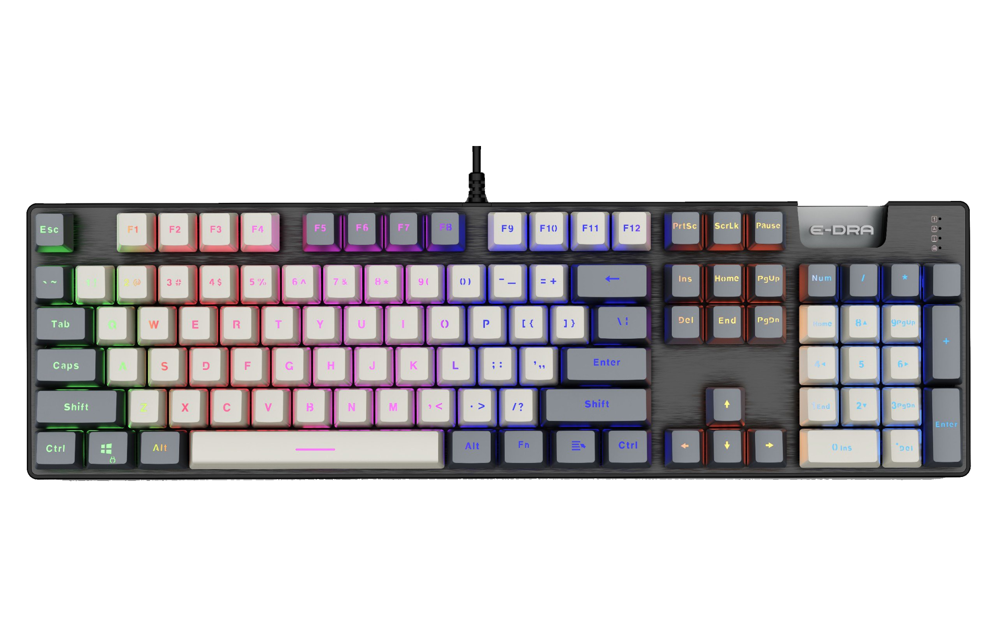 Bàn phím E-Dra EK312 Alpha Blue Switch