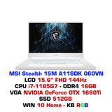  Laptop MSI Stealth 15M A11SDK 060VN 