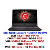  Laptop MSI GL65 Leopard 10SCXK 089VN 