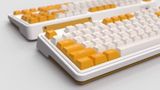  BÀN PHÍM CƠ FL-ESPORTS CMK87 YELLOW & WHITE - 3 MODE-Kailh Box Red Switch 