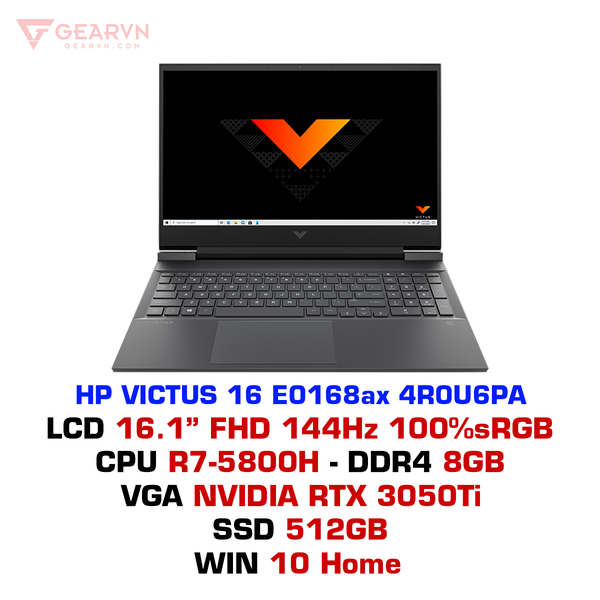  Laptop Gaming HP VICTUS 16 E0168ax 4R0U6PA 