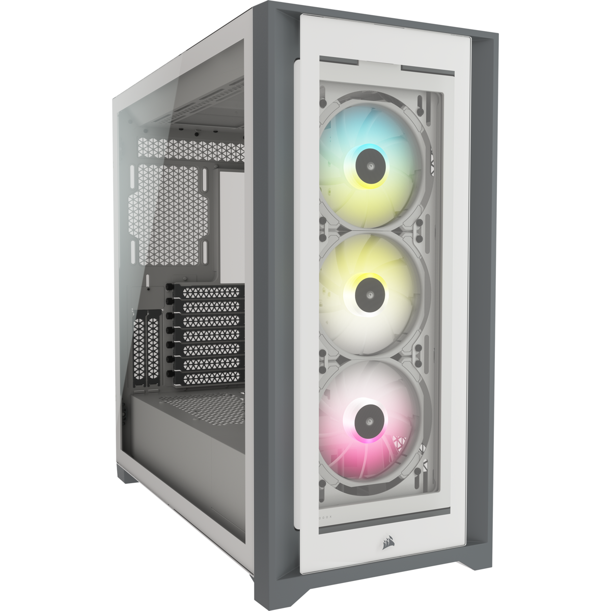 Vỏ Máy Tính Corsair Icue 5000X Rgb Tg White (Cc - 9011213 - Ww)