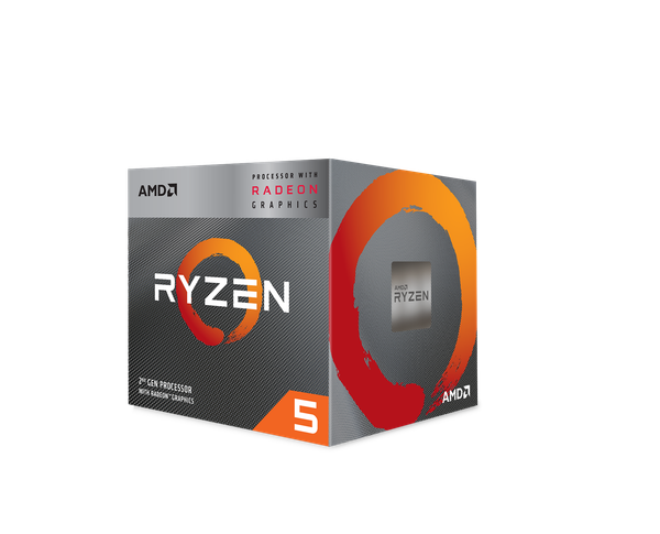  Bộ vi xử lý AMD Ryzen 5 3400G / 3.7GHz Boost 4.2GHz / 4 nhân 8 luồng / 4MB / AM4 