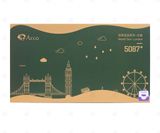  Bàn phím cơ Akko 5087B Multi-modes World Tour London TTC Gold Pink Switch 