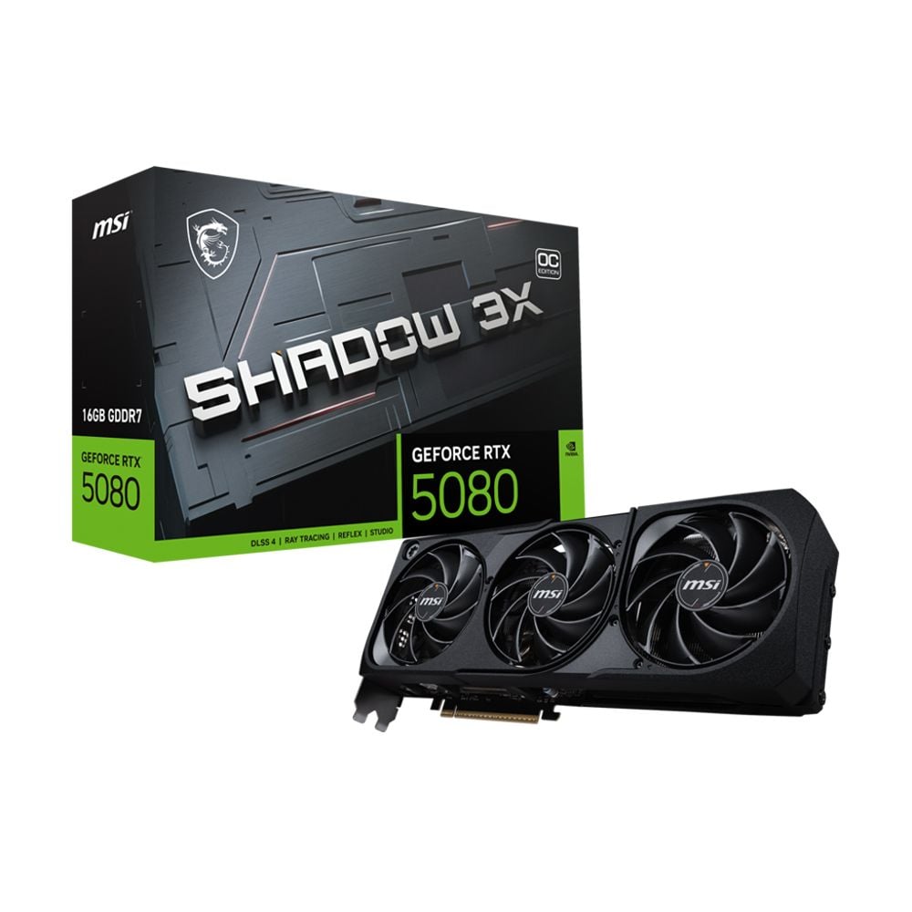 Card màn hình MSI GeForce RTX 5080 16G SHADOW 3X OC