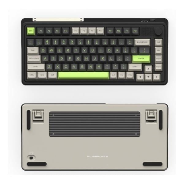  Bàn phím FL-Esports CMK75 Không dây Desert Grey Blue FLCMMK Ice Violet 