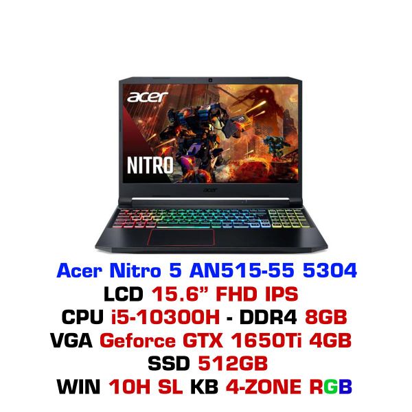  Laptop Gaming Acer Nitro 5 AN515-55 5304 