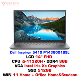  Laptop Dell Inspiron 5410 P143G001BSL Silver 