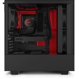  Case NZXT H510 MATTE BLACK/RED 