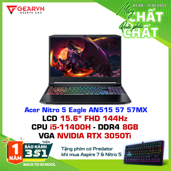  Laptop Gaming Acer Nitro 5 Eagle AN515 57 57MX 