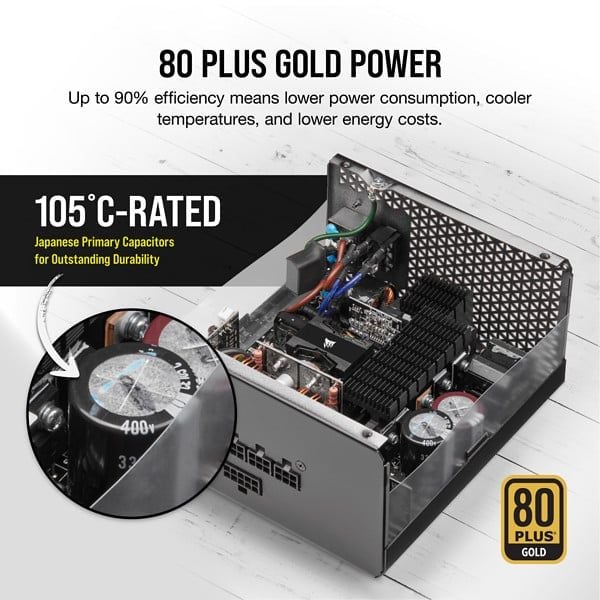  Nguồn máy tính Corsair RM850x V2 - 80 Plus Gold - Full Modular (CP-9020200-NA) 