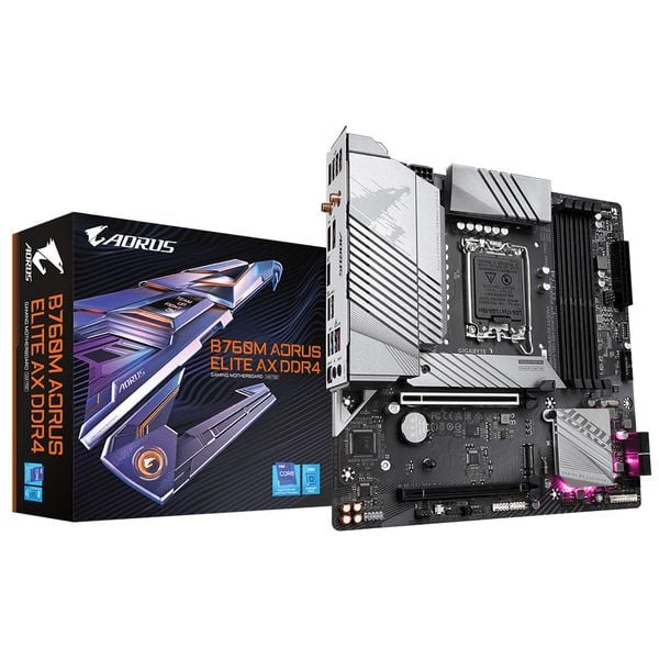 Bo mạch chủ GIGABYTE B760M AORUS ELITE AX DDR4