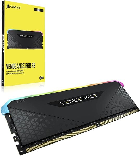  Ram Corsair Vengeance RS RGB 1x8GB 3200 (CMG8GX4M1E3200C16) 