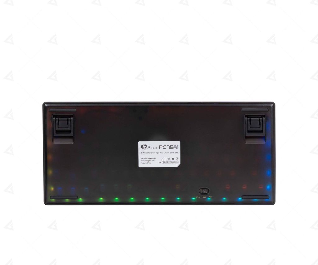 Bàn phím cơ AKKO PC75B Plus v2 Black Gold Akko Cs Switch Crystal ...