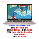  Laptop MSI Modern 14 C13M 610VN 