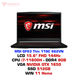  Laptop gaming MSI GF63 Thin 11SC 662VN 