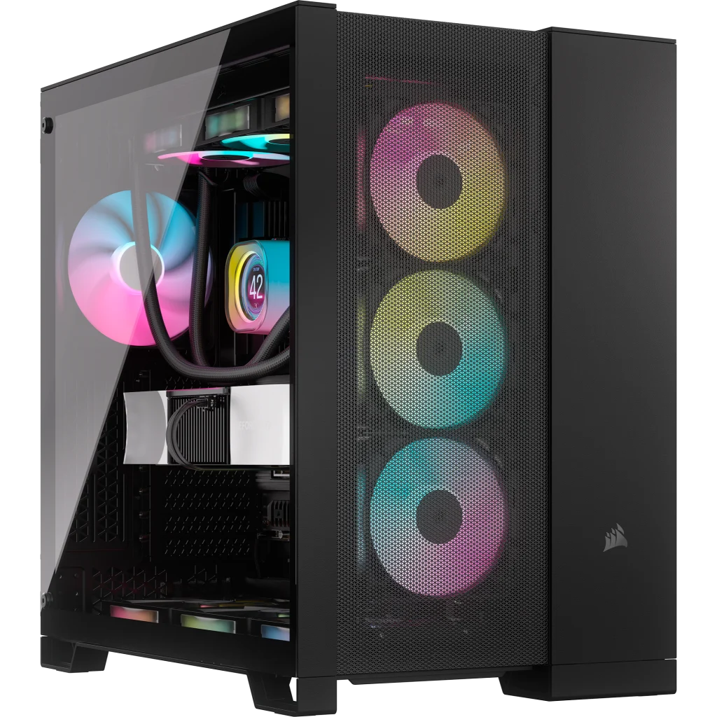 Vỏ máy tính Corsair 6500D Airflow TG Mid-Tower Black (CC-9011259-WW)