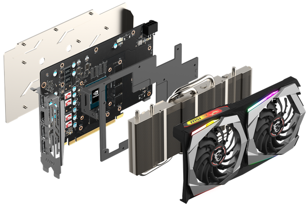  Card màn hình VGA MSI GTX 1660 Gaming X 6Gb GDDR5 