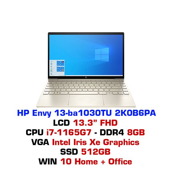  Laptop HP Envy 13 ba1030TU 2K0B6PA 