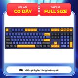  Bàn phím cơ AKKO 3108 v2 DS Horizon Akko Switch V3 Cream Blue 
