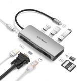  Bộ Chuyển Đổi Ugreen USB C Hub 9 in 1 CM179 