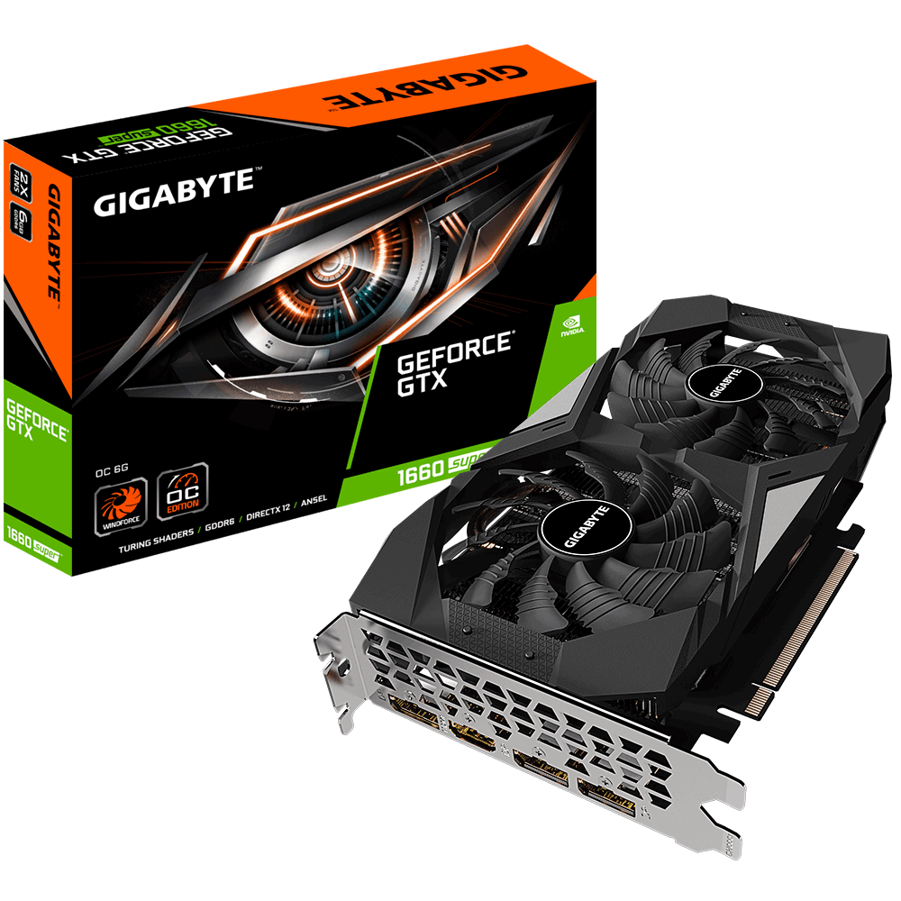 Card màn hình GIGABYTE GeForce GTX 1660 Super OC 6G (GV-N166SOC-6GD)