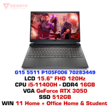  Laptop gaming Dell G15 5511 P105F006 70283449 