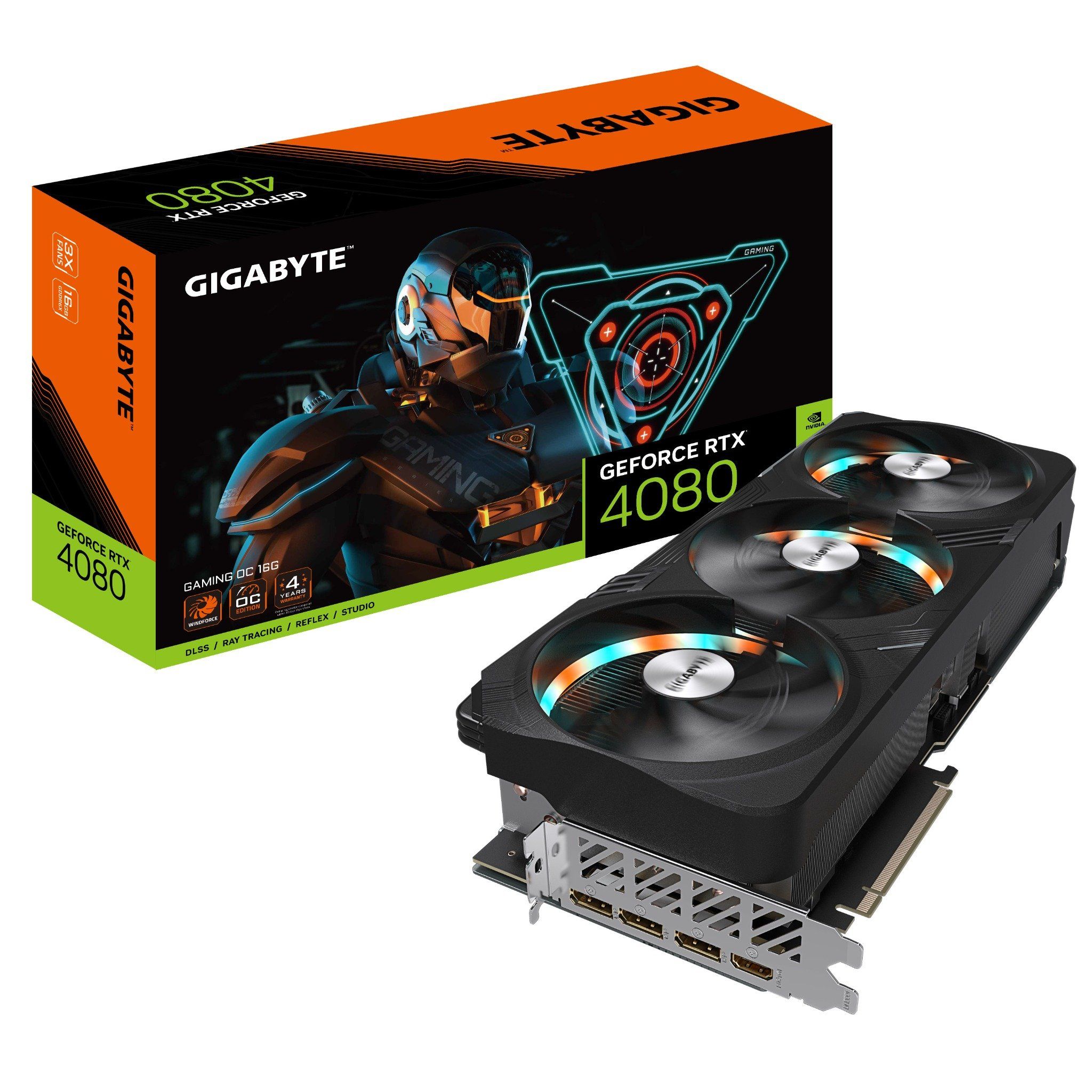 Card Màn Hình Gigabyte Geforce Rtx 4080 Gaming Oc 16Gb (Gv - N4080Gaming Oc - 16Gd)