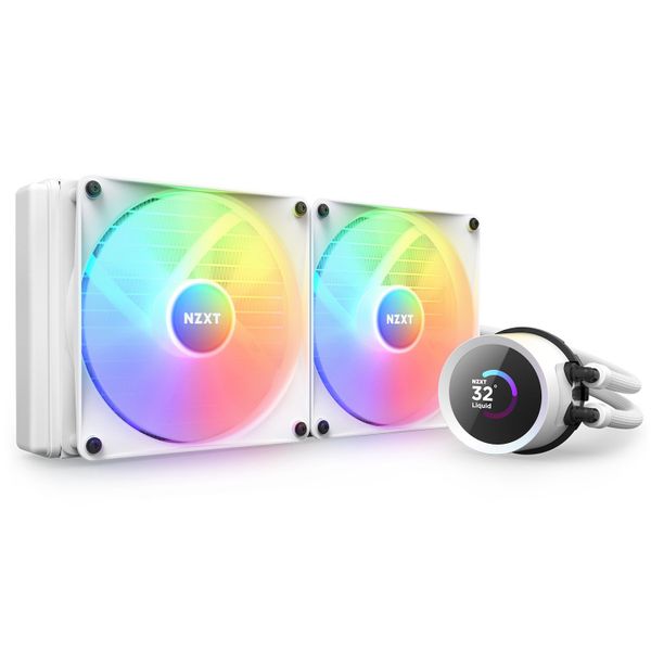 Tản nhiệt AIO NZXT Kraken 280 RGB WHITE (RL-KR280-W1)