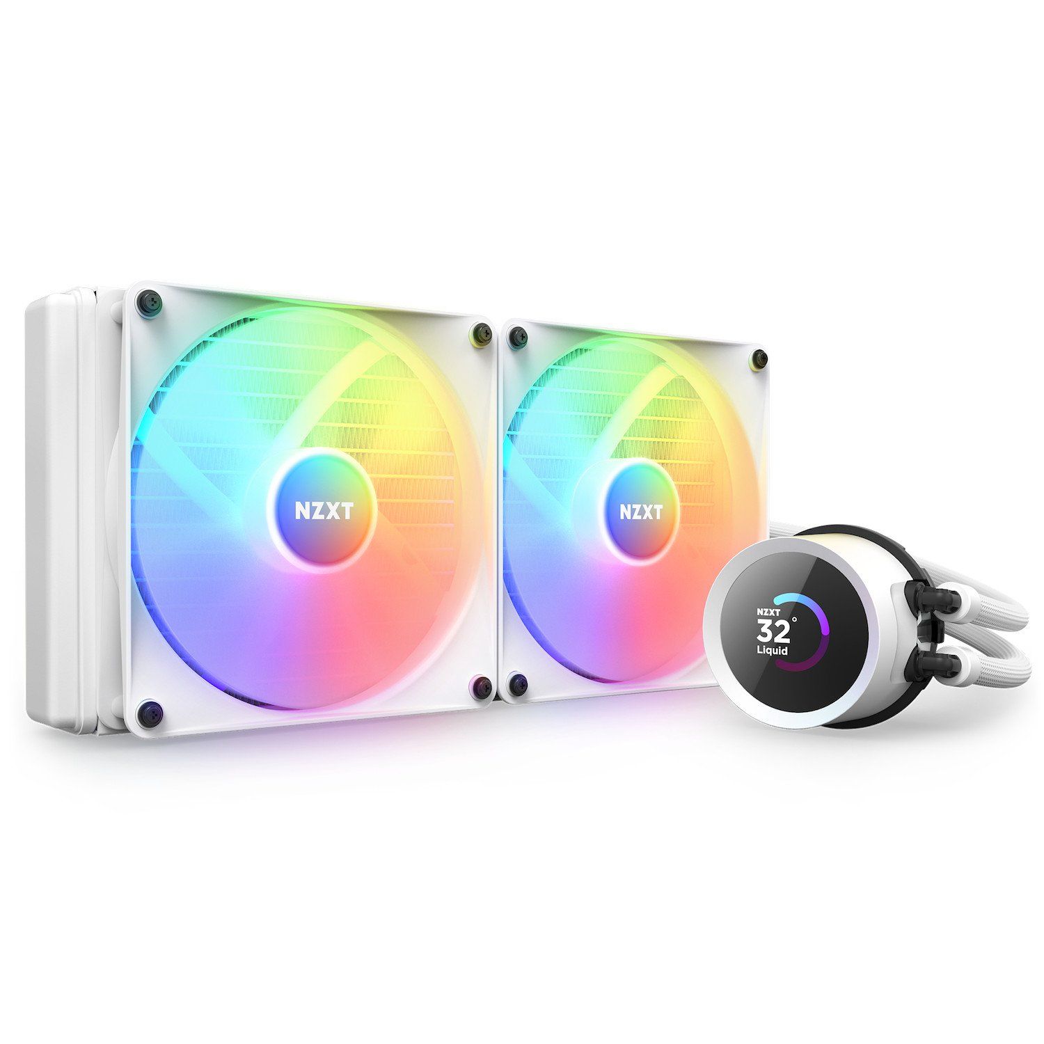 Tản Nhiệt Aio Nzxt Kraken 280 Rgb White (Rl - Kr280 - W1)