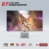  GEARVN - Màn hình VSP VU2791Q White 27" IPS 2K 165Hz USBC chuyên game 