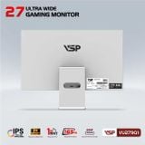  GEARVN - Màn hình VSP VU2791Q White 27" IPS 2K 165Hz USBC chuyên game 