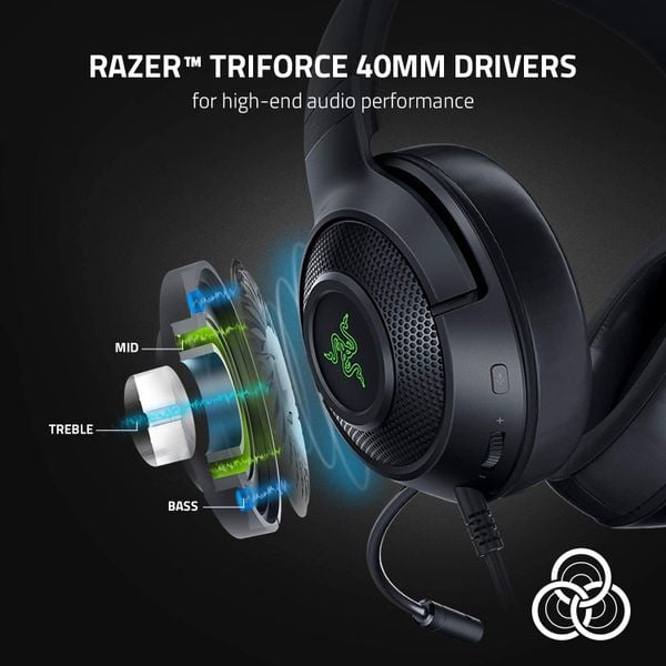  Tai nghe Razer Kraken V3 X USB 