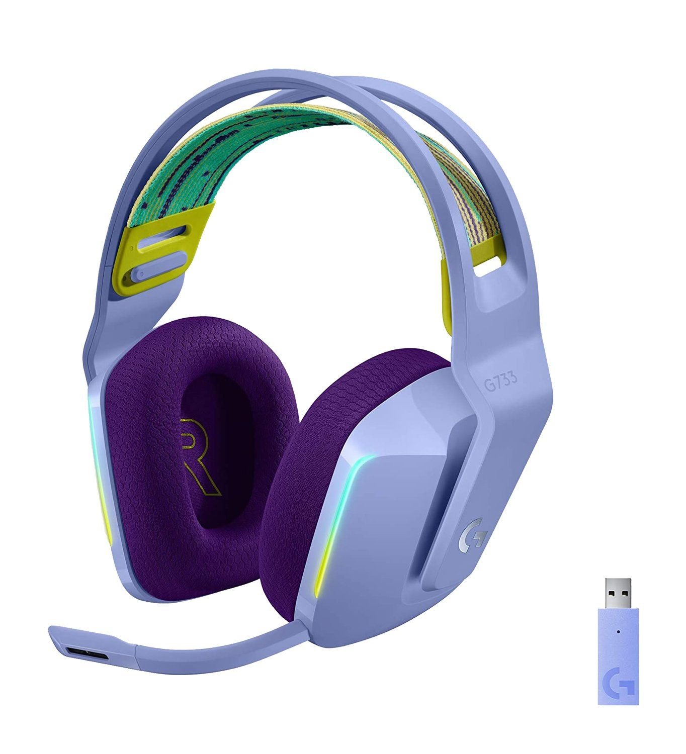 Tai Nghe Logitech G733 Lightspeed Wireless Lilac