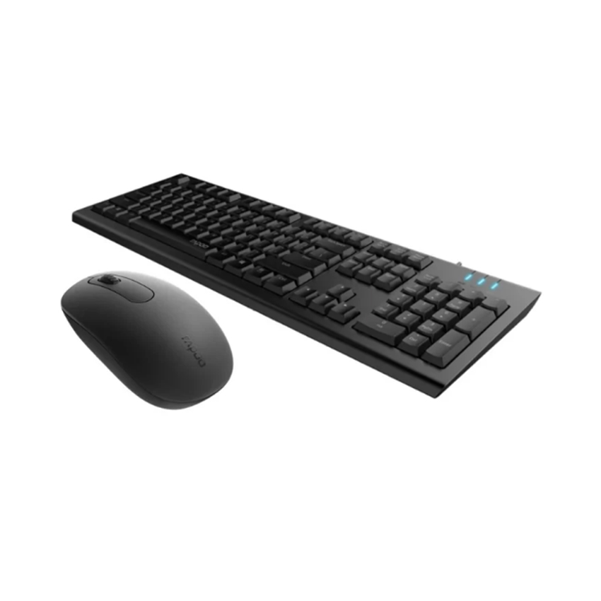  Bộ bàn phím chuột máy tính Rapoo X125SE Black 