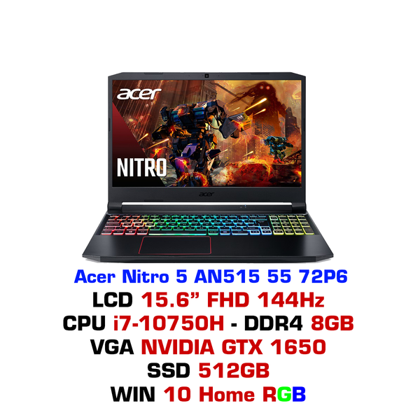  Laptop gaming Acer Nitro 5 AN515 55 72P6 