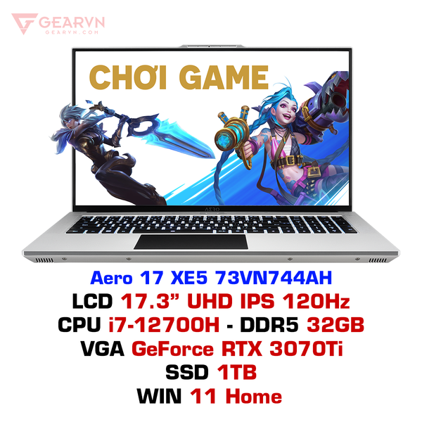 Laptop Gigabyte Aero 17 XE5 73VN744AH