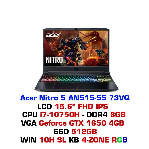  Laptop Gaming Acer Nitro 5 2020 AN515-55 73VQ 