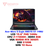  Laptop Gaming Acer Nitro 5 Eagle AN515 57 74NU 