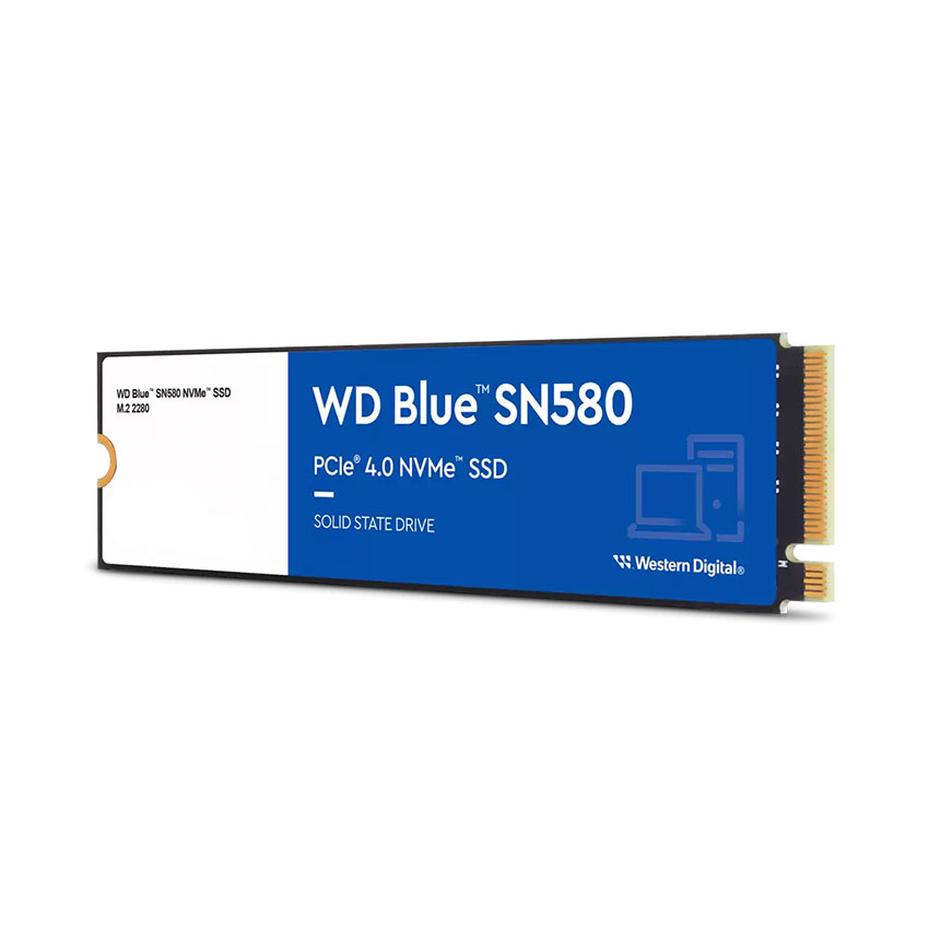 Ổ Cứng Ssd Wd Blue Sn580 1Tb M.2 Nvme Pcie Gen4 (Wds100T3B0E)