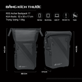  Balo ASUS ROG Archer Backpack 17 BP2702 