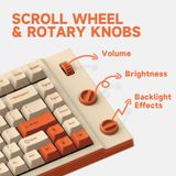  Bàn phím Mikit MT80 Hazel Choc RGB Gateron G Pro 2.0 Brown Switch 