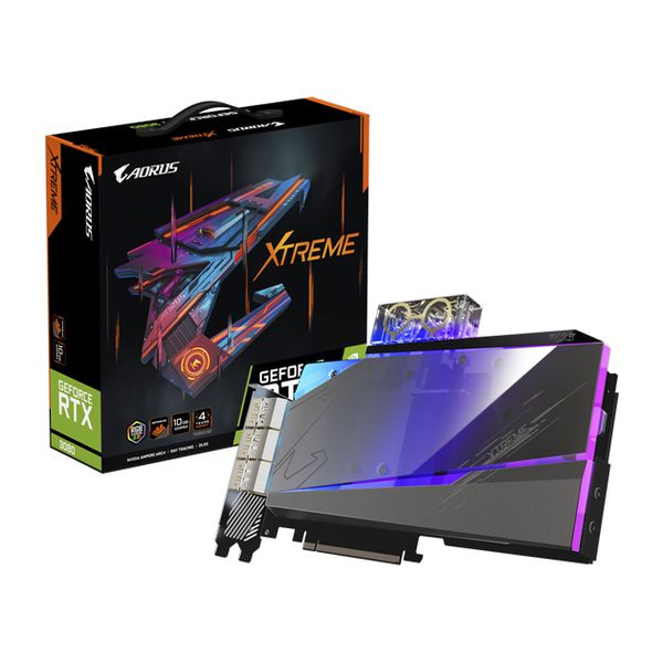  GIGABYTE AORUS GeForce RTX 3080 Xtreme Waterforce WB 10G 